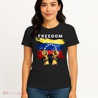Freedom Venezuela Venezuelan Flag Pride Souvenir Women's T-Shirt thumb 4