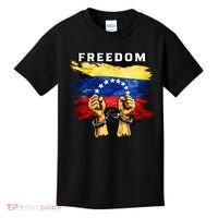 Freedom Venezuela Venezuelan Flag Pride Souvenir Kids T-Shirt thumb 0