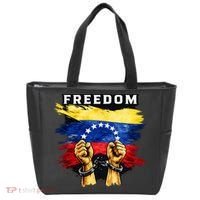 Freedom Venezuela Venezuelan Flag Pride Souvenir Tote Bag thumb 0