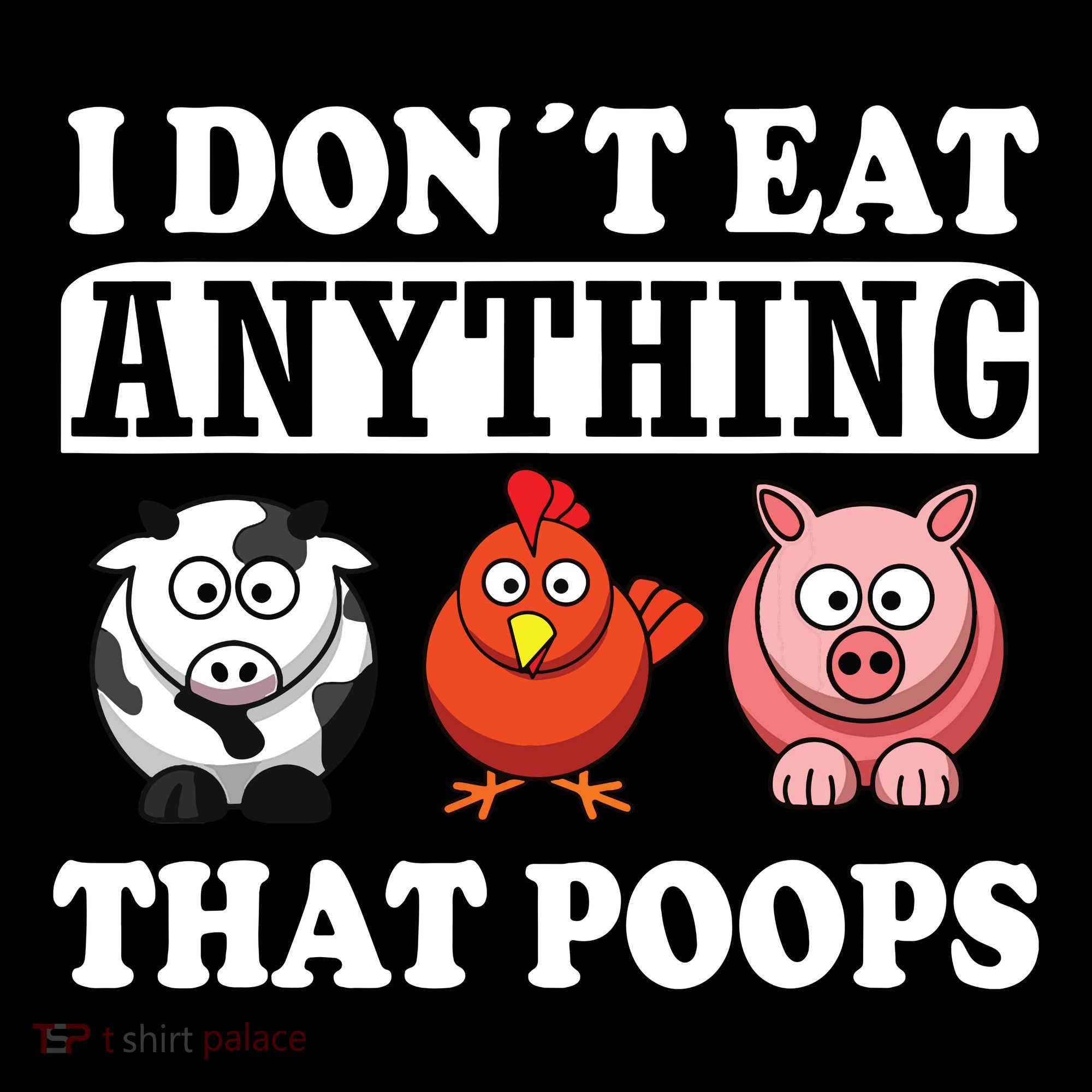 Funny Vegan Vegetarian I Dont Eat Anything That Poops Coffee Mug