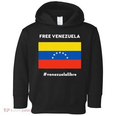 Free Venezuela Venezuela Libre Toddler Hoodie
