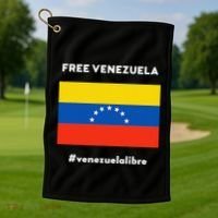 Free Venezuela Venezuela Libre Golf Towel thumb 1