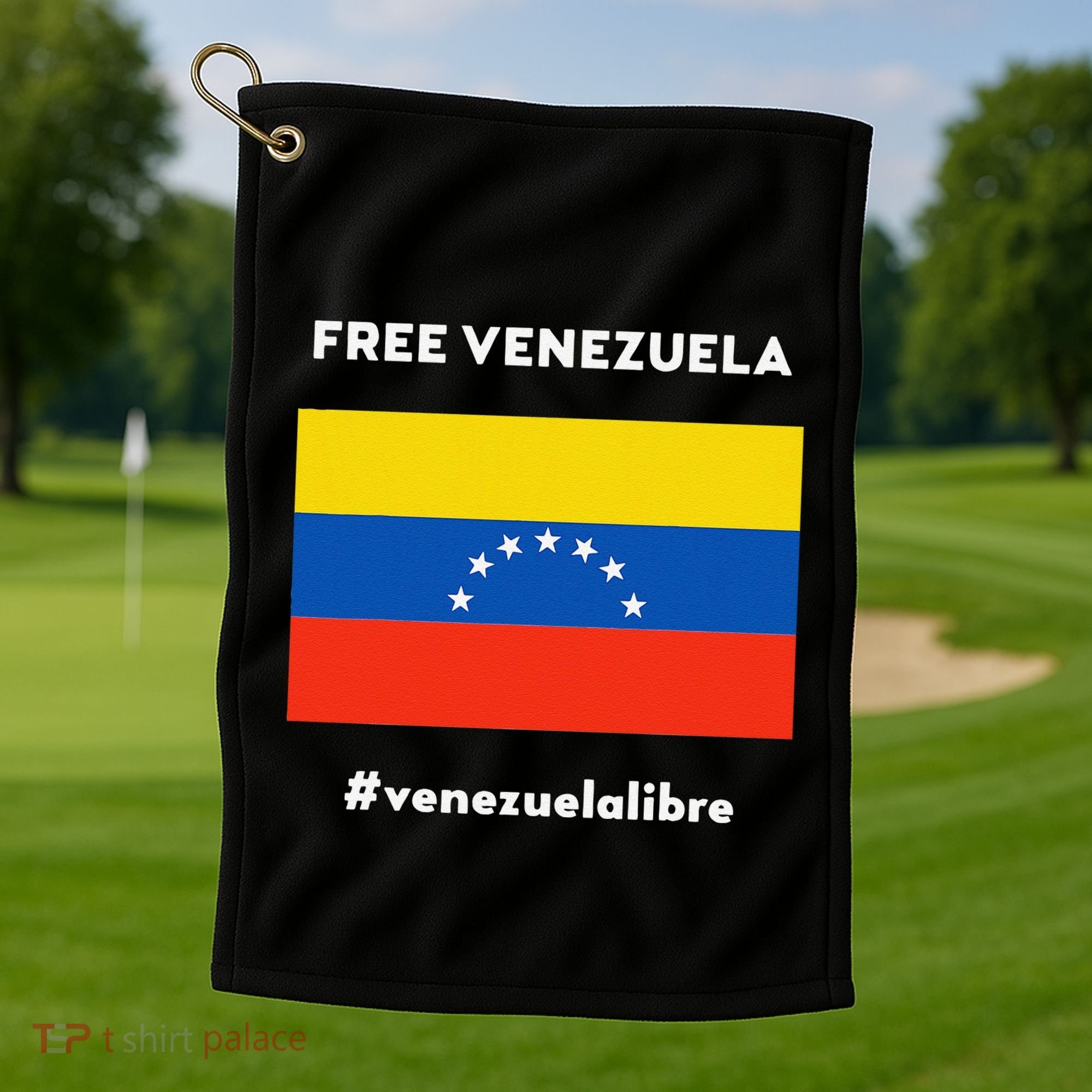 Free Venezuela Venezuela Libre Golf Towel