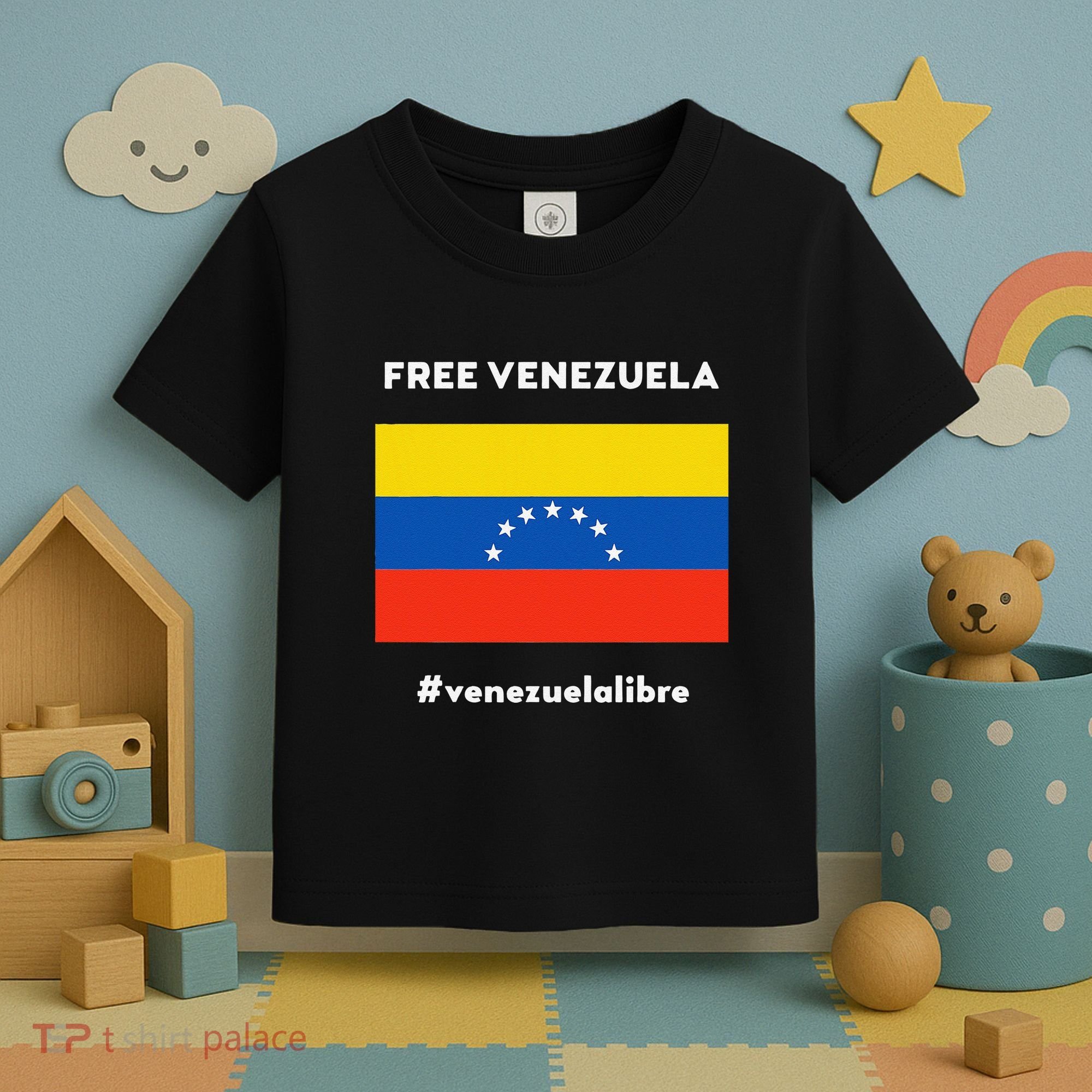 Free Venezuela Venezuela Libre Toddler T-Shirt