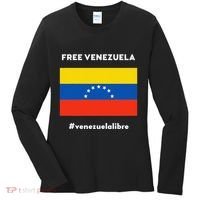 Free Venezuela Venezuela Libre Women's Long Sleeve Shirt thumb 0