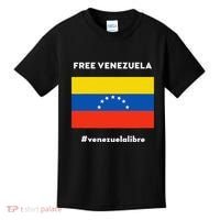Free Venezuela Venezuela Libre Kids T-Shirt thumb 0