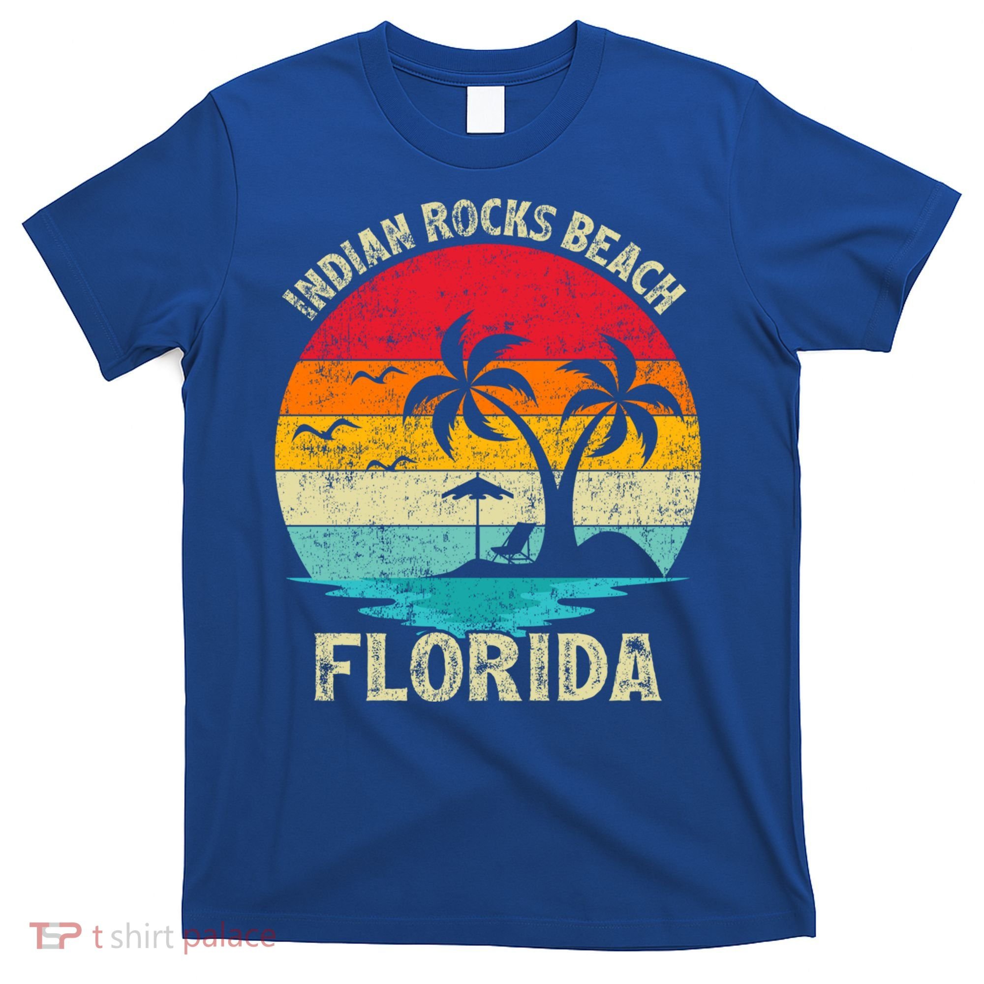 Family Vacation Vintage Retro Florida Indian Rocks Beach Gift T-Shirt