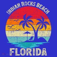 Family Vacation Vintage Retro Florida Indian Rocks Beach Gift T-Shirt thumb 7