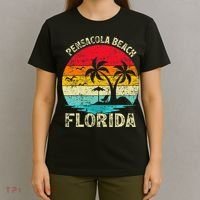 Family Vacation Vintage Retro Florida Pensacola Beach T-Shirt thumb 4
