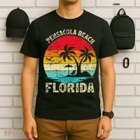 Family Vacation Vintage Retro Florida Pensacola Beach T-Shirt thumb 6