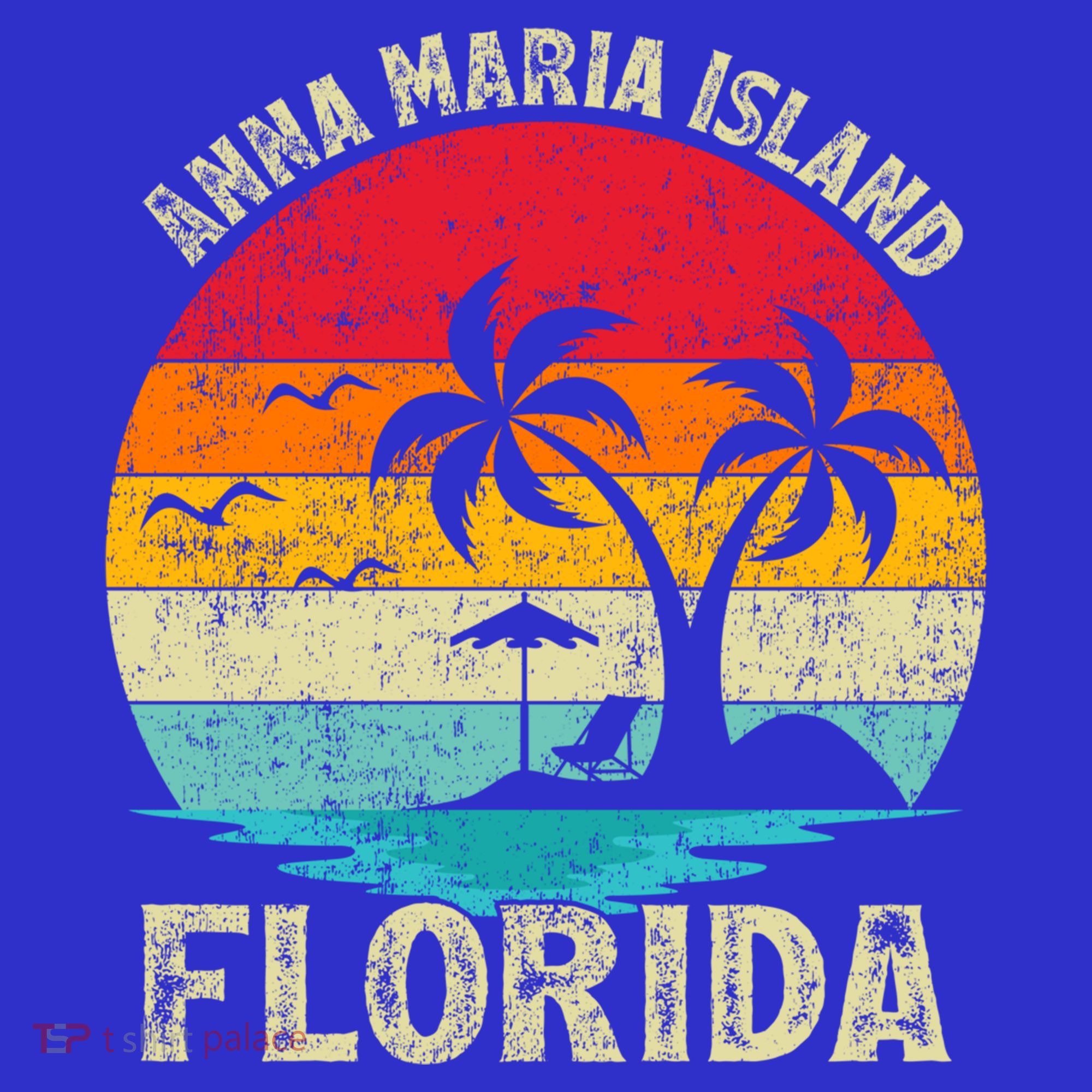 Family Vacation Vintage Retro Florida Anna Maria Island Gift T-Shirt