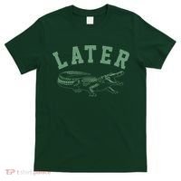Funny Vintage Varsity Later Alligator T-Shirt thumb 0