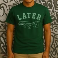 Funny Vintage Varsity Later Alligator T-Shirt thumb 3