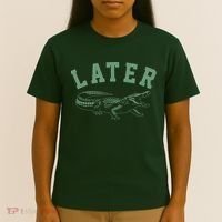 Funny Vintage Varsity Later Alligator T-Shirt thumb 4