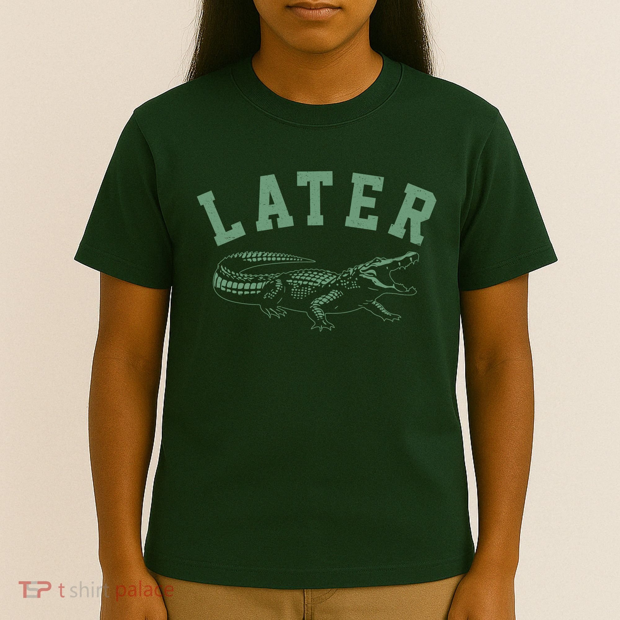 Funny Vintage Varsity Later Alligator T-Shirt