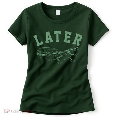 Funny Vintage Varsity Later Alligator Women's T-Shirt