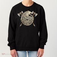 Fenrir Viking Wolf Norse Knotwork Mythology  Women's Sweatshirt thumb 0