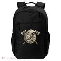 Fenrir Viking Wolf Norse Knotwork Mythology  Backpack thumb 0
