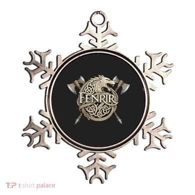 Fenrir Viking Wolf Norse Knotwork Mythology  Ornament