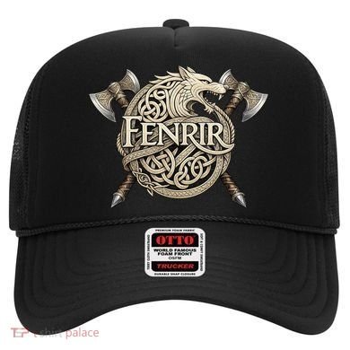Fenrir Viking Wolf Norse Knotwork Mythology  Hat