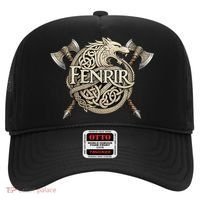 Fenrir Viking Wolf Norse Knotwork Mythology  Hat thumb 0