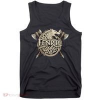 Fenrir Viking Wolf Norse Knotwork Mythology  Tank Top thumb 0