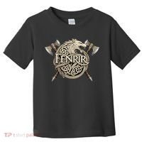 Fenrir Viking Wolf Norse Knotwork Mythology  Toddler T-Shirt thumb 0