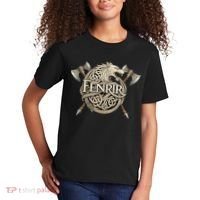 Fenrir Viking Wolf Norse Knotwork Mythology  Kids T-Shirt thumb 2