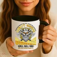 Funny Vikings Will Kill You And Sing Songs About It Coffee Mug thumb 3