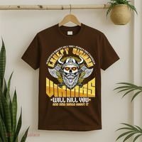 Funny Vikings Will Kill You And Sing Songs About It T-Shirt thumb 2