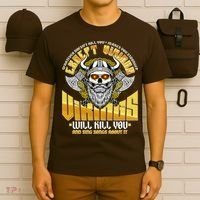 Funny Vikings Will Kill You And Sing Songs About It T-Shirt thumb 6