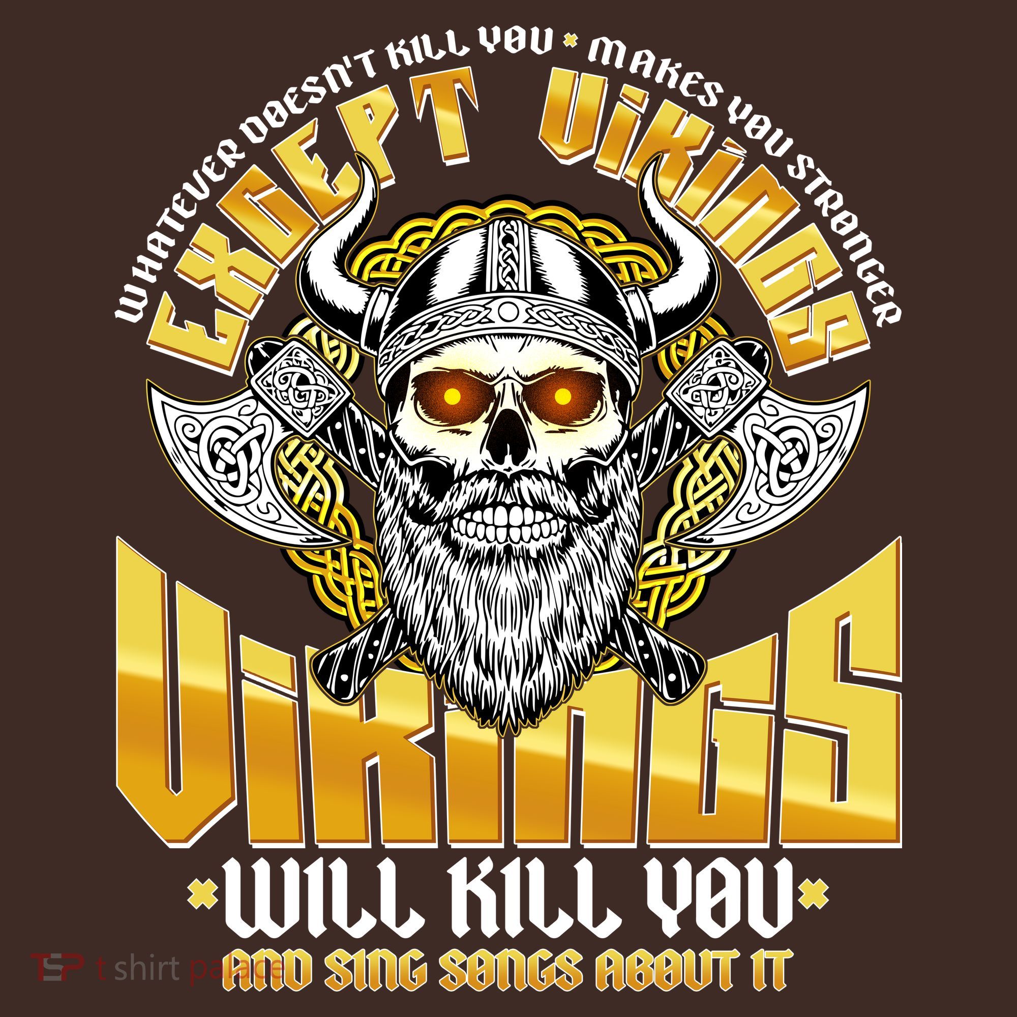 Funny Vikings Will Kill You And Sing Songs About It Beanie