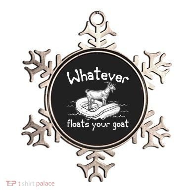 Funny Vintage Whatever Floats Your Goat Ornament