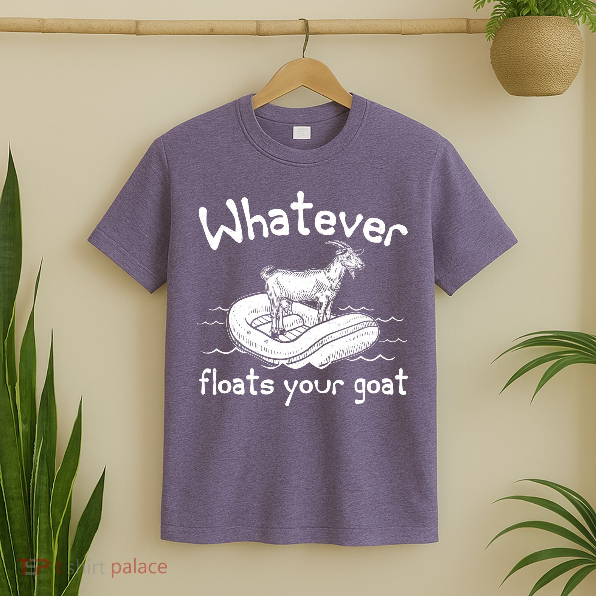 Funny Vintage Whatever Floats Your Goat T-Shirt