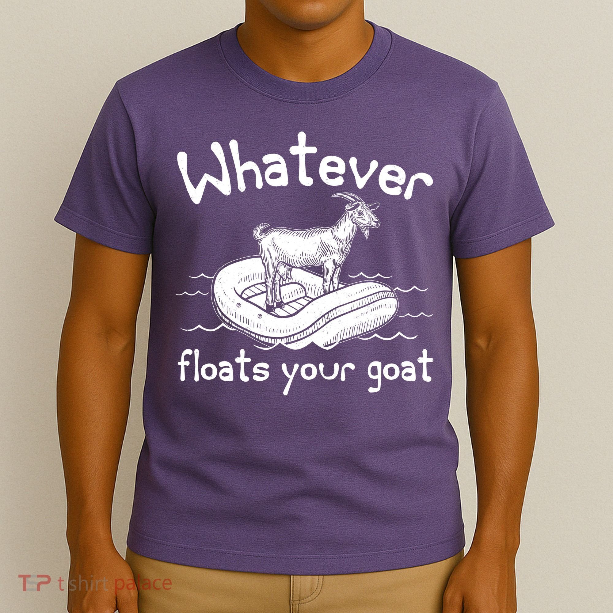 Funny Vintage Whatever Floats Your Goat T-Shirt