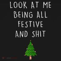Funny Vintage Xmas Look At Me Being All Festive And Raglan Baseball T-Shirt thumb 7