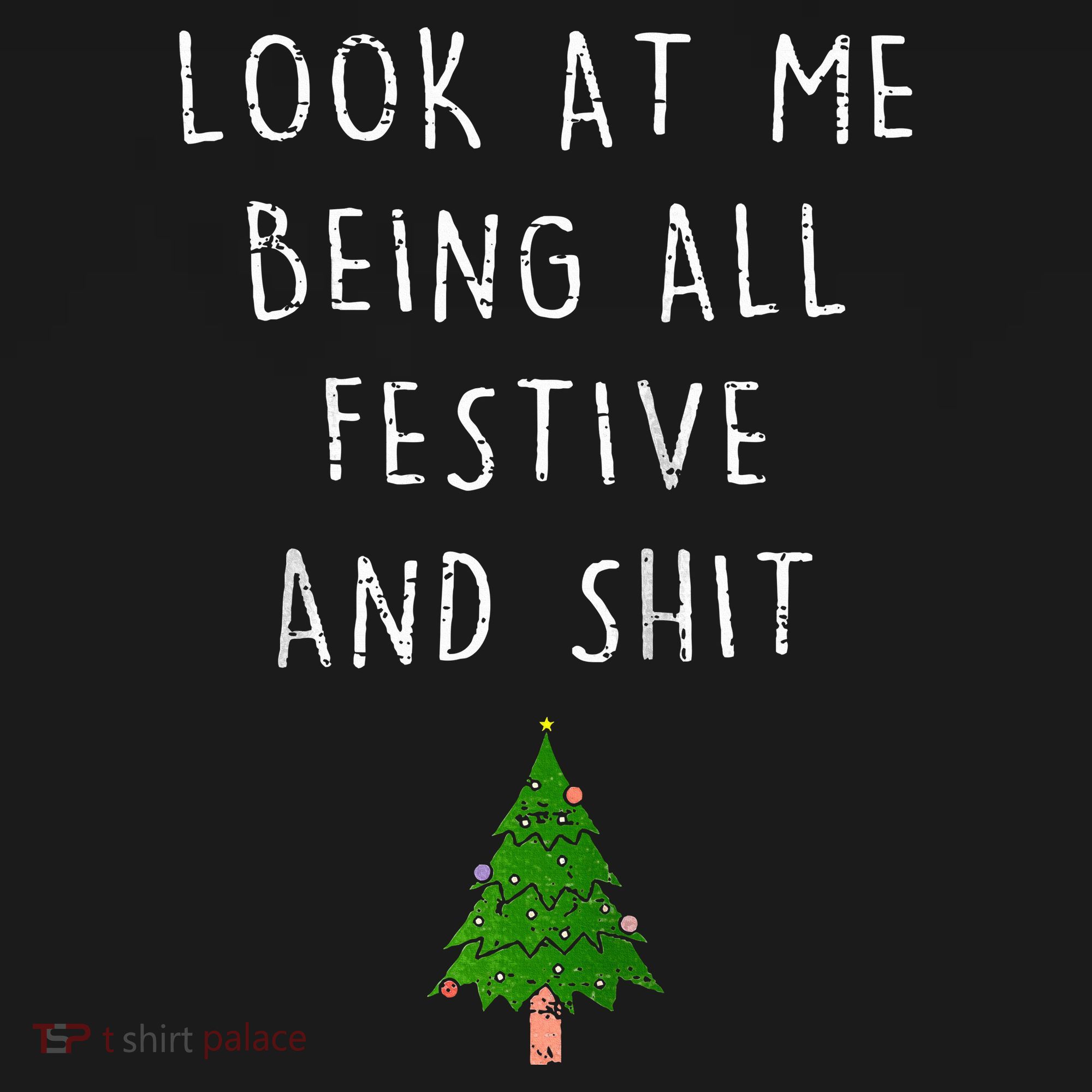 Funny Vintage Xmas Look At Me Being All Festive And Raglan Baseball T-Shirt