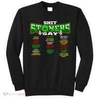 Funny Weed 420 Pot Smoker Stoner Humor Cannabis Gift Sweatshirt thumb 0