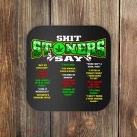 Funny Weed 420 Pot Smoker Stoner Humor Cannabis Gift Coaster thumb 0