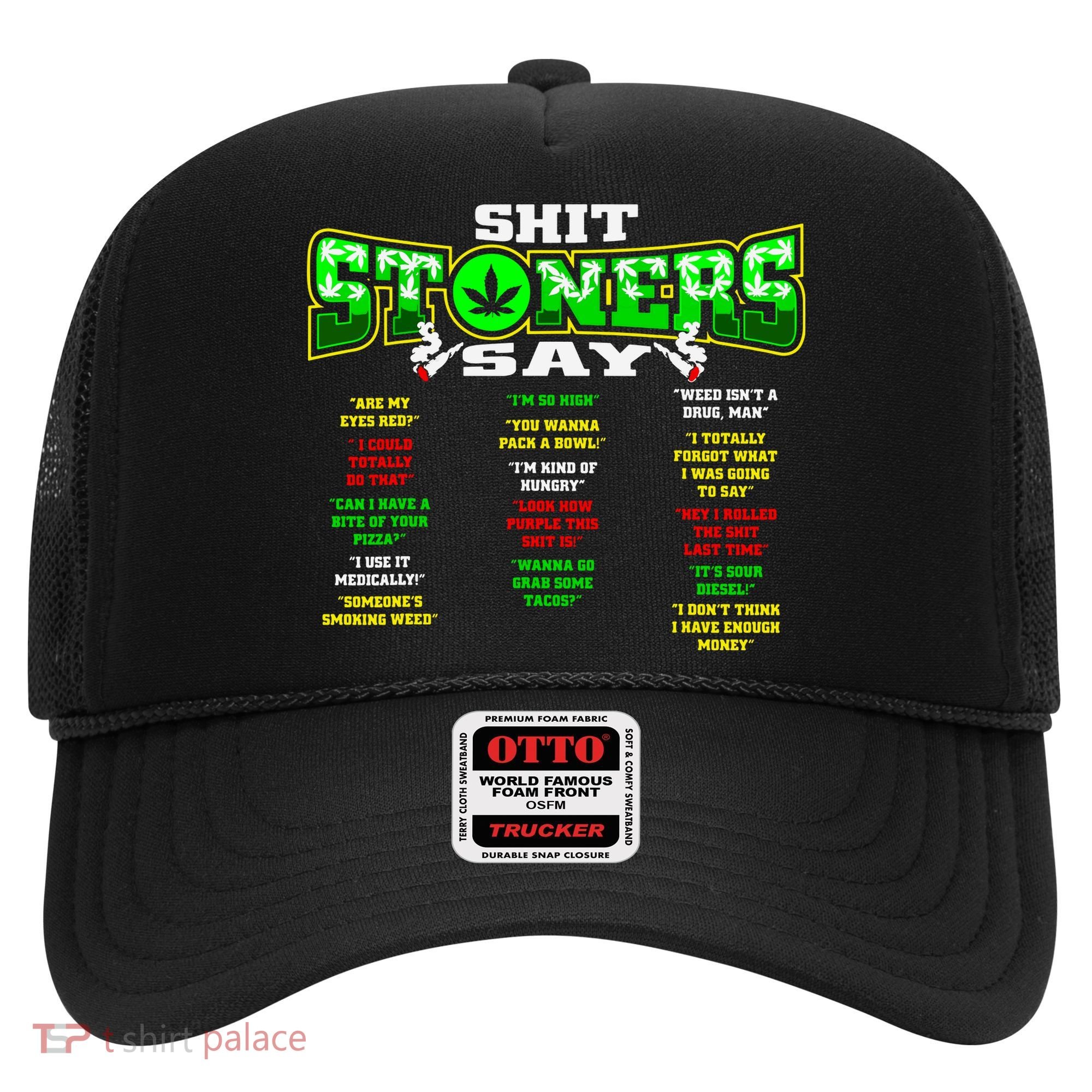 Funny Weed 420 Pot Smoker Stoner Humor Cannabis Gift Hat