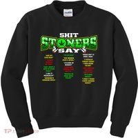 Funny Weed 420 Pot Smoker Stoner Humor Cannabis Gift Kids Sweatshirt thumb 0