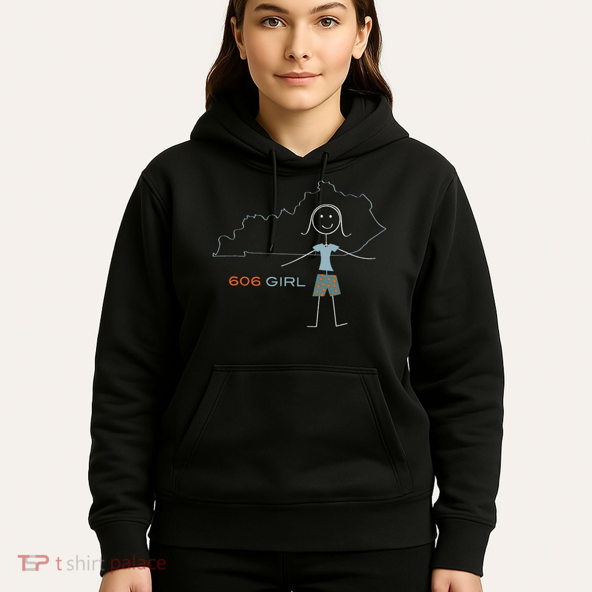 Funny Wos 606 Area Code Ky Kentucky Souvenir Hoodie