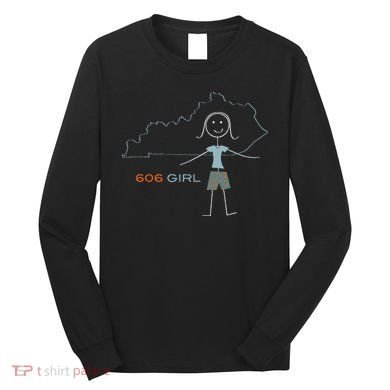 Funny Wos 606 Area Code Ky Kentucky Souvenir Long Sleeve Shirt