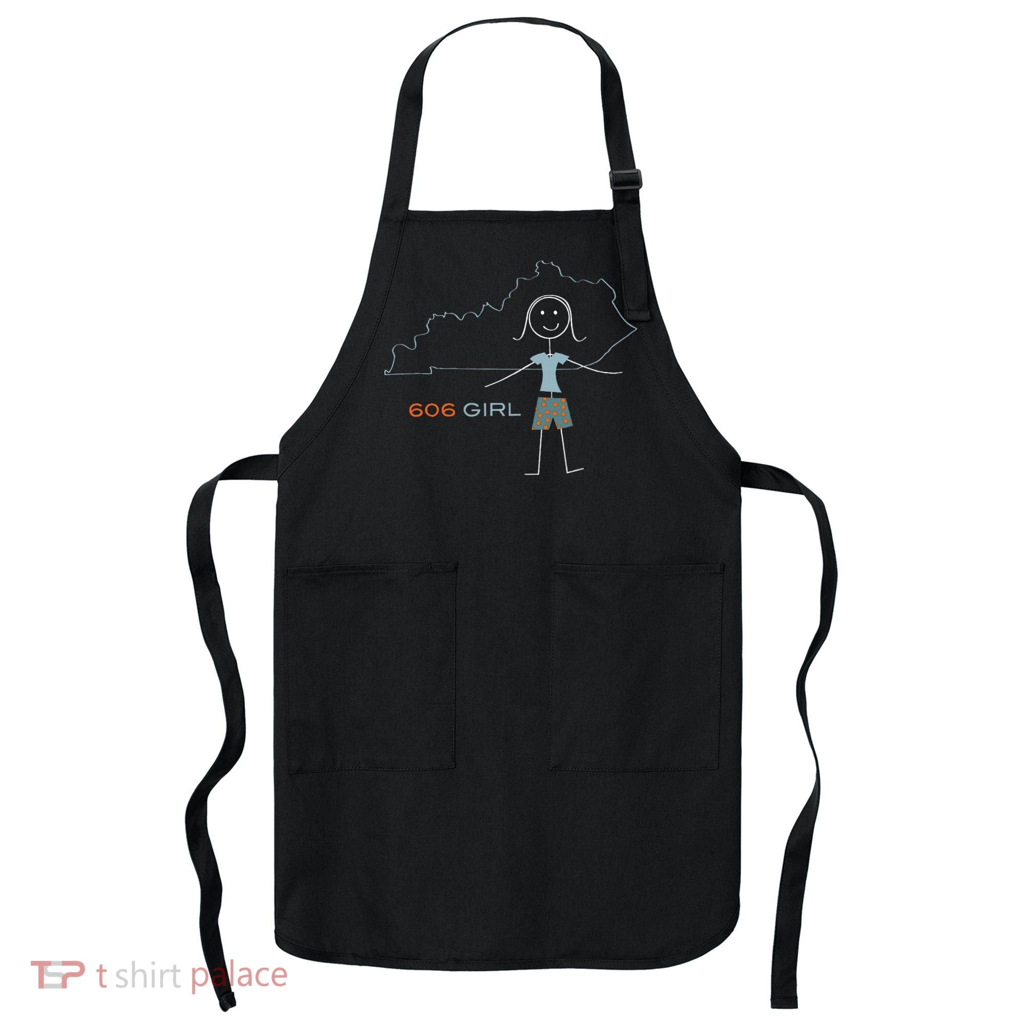 Funny Wos 606 Area Code Ky Kentucky Souvenir Apron