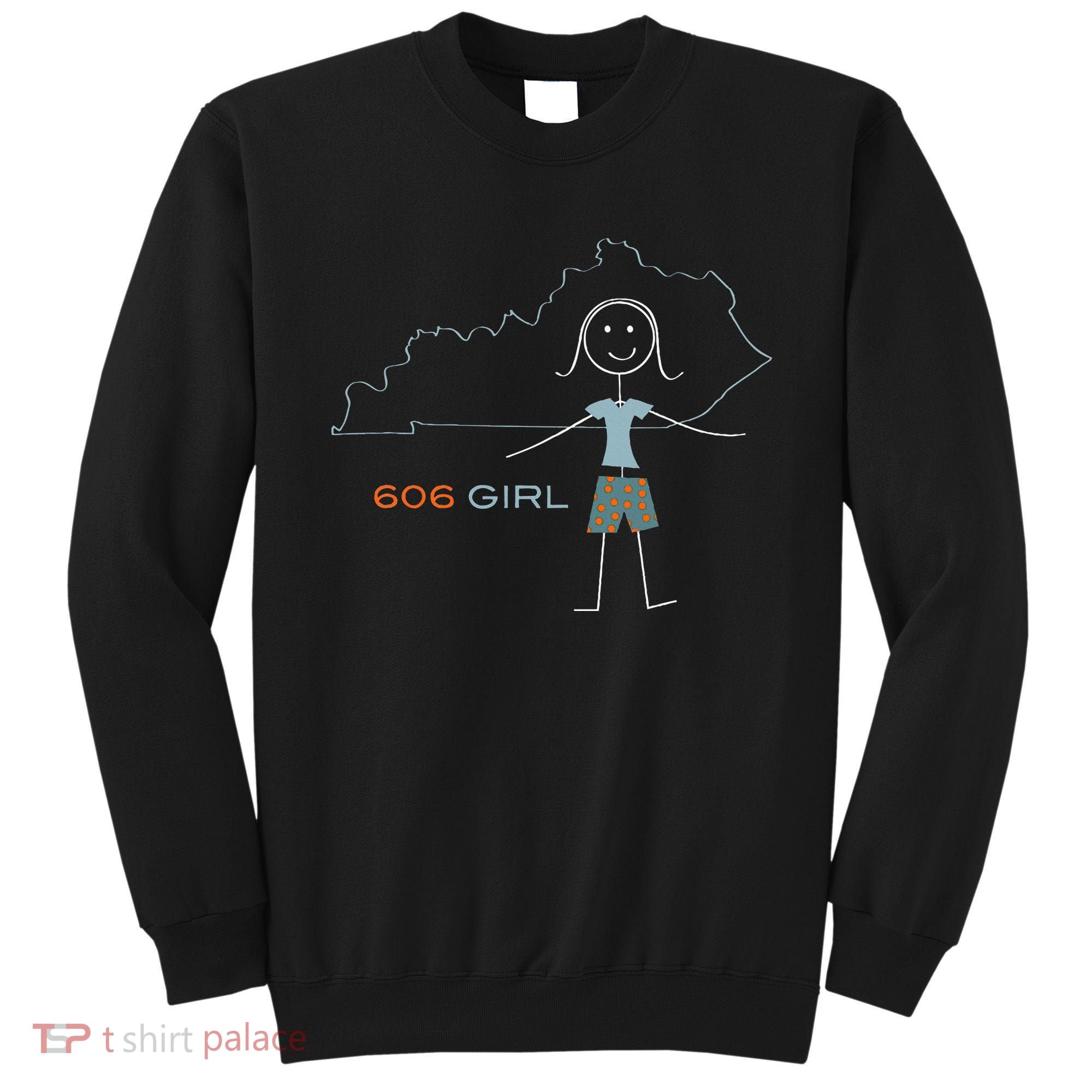 Funny Wos 606 Area Code Ky Kentucky Souvenir Sweatshirt