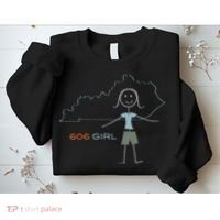 Funny Wos 606 Area Code Ky Kentucky Souvenir Sweatshirt thumb 2