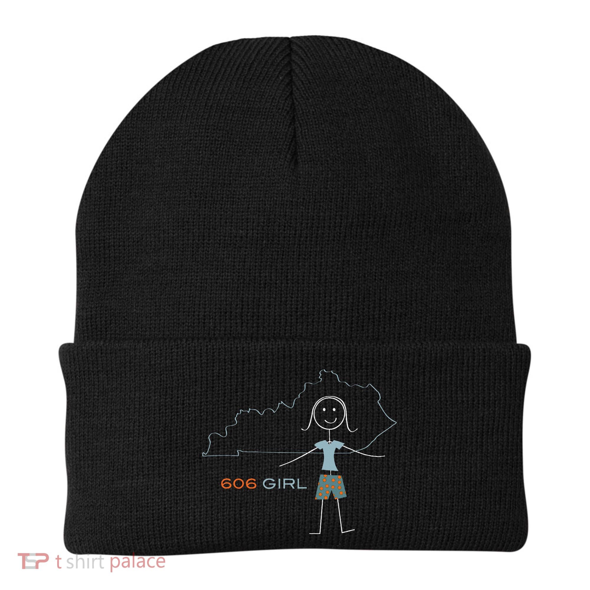 Funny Wos 606 Area Code Ky Kentucky Souvenir Beanie