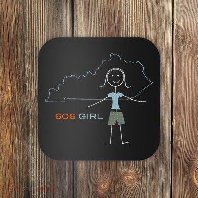 Funny Wos 606 Area Code Ky Kentucky Souvenir Coaster