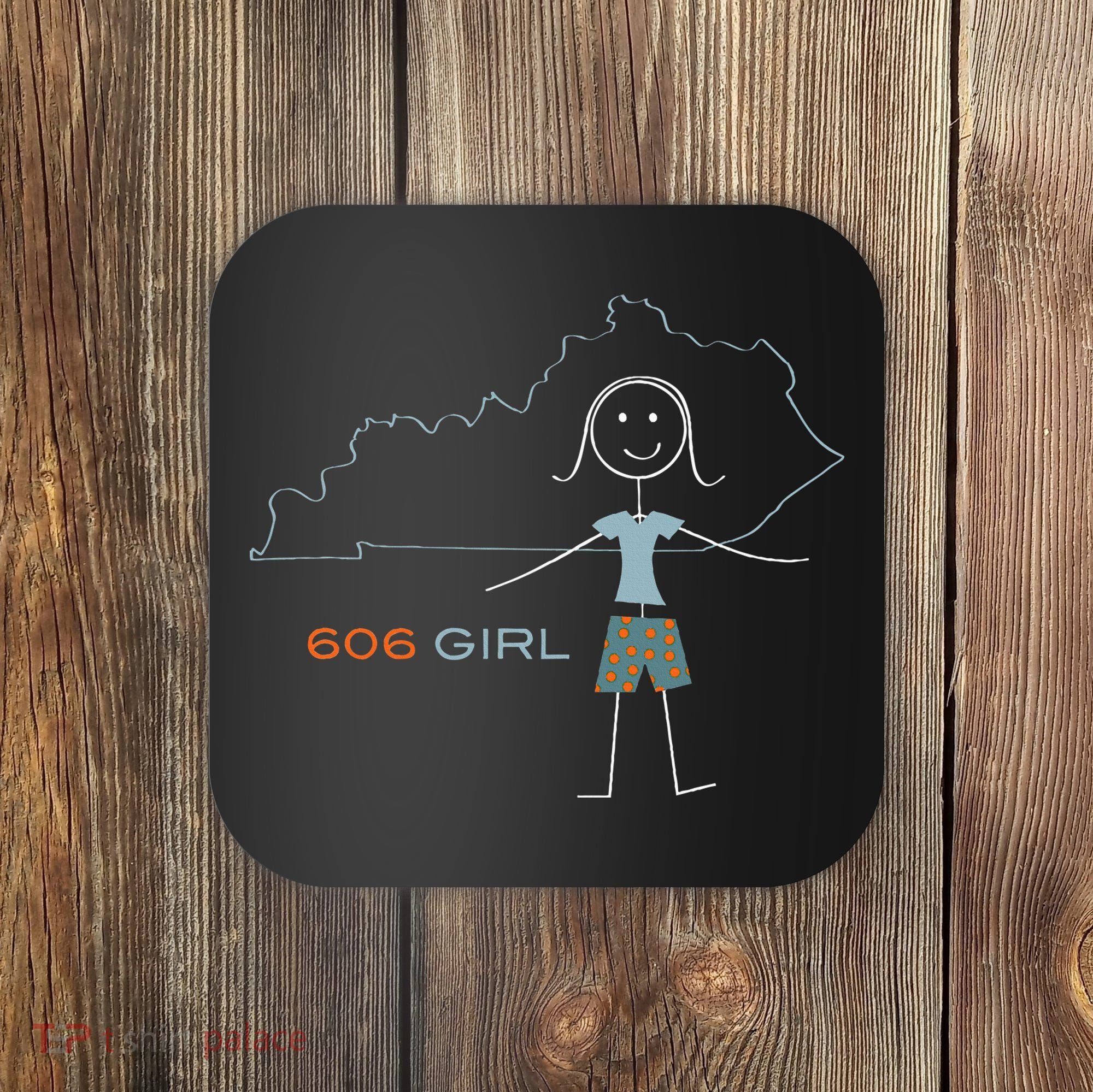 Funny Wos 606 Area Code Ky Kentucky Souvenir Coaster