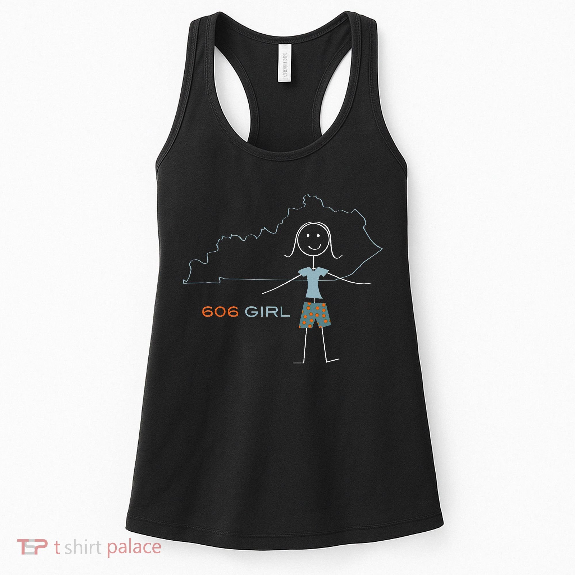 Funny Wos 606 Area Code Ky Kentucky Souvenir Women's Tank Top